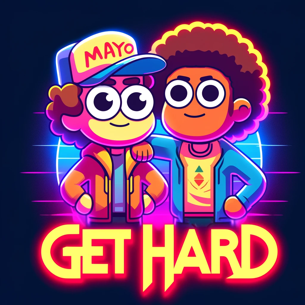 Get Hard character illustration